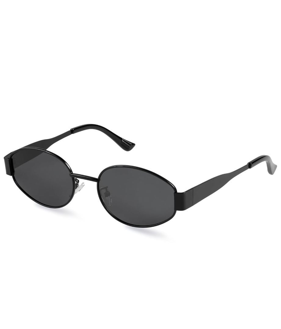 livho 2025 Trendy Oval Sunglasses - Stylish Polarized Shades for Everyday - Retro Metal Frames