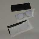 livho High Tech Blue Light Glasses - Advanced Blue Light Blocking Computer Glasses - Screen Fatigue & UV Protection (*B1 Light Black+clear)