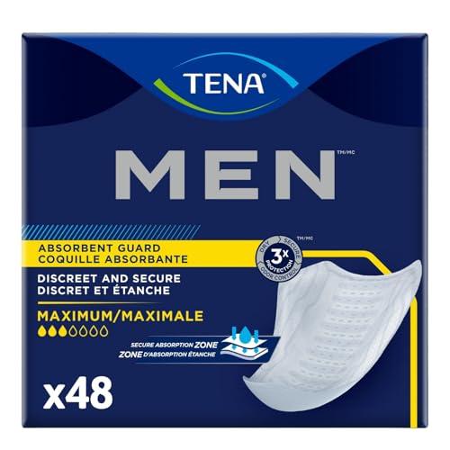 Tena Incontinence Guards for Men, Moderate Absorbency, 48 Count