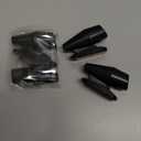 4Pcs Deer Whistles for Vehicles Wind Activated Black