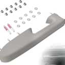 22818466 Front Left Driver Side Armrest Repair Kit Fit for Chevy Silverado/GMC Sierra 1500 2500HD 3500HD 20102014 Door Panel Armrest with Handle Below - Color Gray