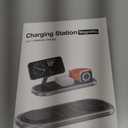 3 in 1 Fast Wireless Charger Stand for iPhone, Foldable Travel Charging Station for Magsafe for iPhone 17/Air/16/15/14/13/12 Series, Apple Watch Series, AirPods pro/2/3/4, Gifts for Women Men (Golden)