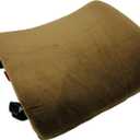  Lumbar Back Cushion and Non Slip Seat Cushion (Brown, Lumbar Cushion)