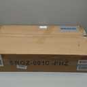 Edbuosy 27 inch Wide Night Stand with Charging Station, Bedside Table with Open Shelf, 2 Drawers Small Wood Dresser, Modern Wood Nightstand for Bedroom/Living Room (Rustic Gray)