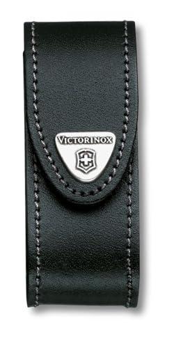 Victorinox Leather Pouch for Swiss Army Pocket Knives, 3,5cm x 10cm, Black