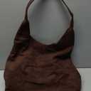 Womens Fashion Suede Shoulder Bags Large Tote Bag Retro Purse Handbag Casual Work Ladies Top Handle Satchel