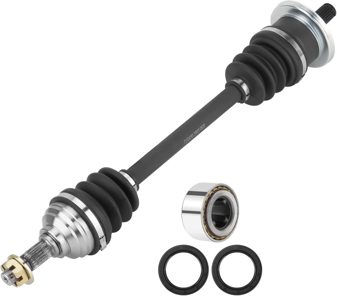 Rear Left/Right CV Axle Shaft with Wheel Bearing for Arctic Cat 400 500 4x4 2002 2003 2004 0402-275, 0402-907, 0502-544, 0502-750, 1502-442