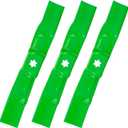 Youxmoto 942-05067 50" Mulching Mower Blade for Cub Cadet RZT-L34 L50 KH LX 50 KW S50, Replaces for 942-05067 742-05052-X 742-05067 742P05052-X with 50 inch Cut Deck Mulch Kit, 6 Point Star (3 Pack)