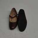 Trary Mary Jane Ballet Flats, Black Flats for Women, Ankle Strap Dressy Comfortable Flats (8, Coffee)