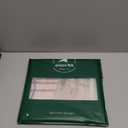 OTOSTAR Set of 4 Blue Christmas Throw Pillow Covers 18x18 Inch Winter Xmas Decorative Pillow Case Cover for Sofa Living Room Holiday Decor (Blue- Christmas Wreaths and Bells)