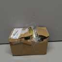 Goldenwarm Gold Door Knob Interior, Heavy Duty Brushed Gold Interior Door Knobs for Bedroom Bathroom, Round Privacy Door Knob, Zinc-Alloy Rectangle Rosette Indoor Doorknob (1 Pack)