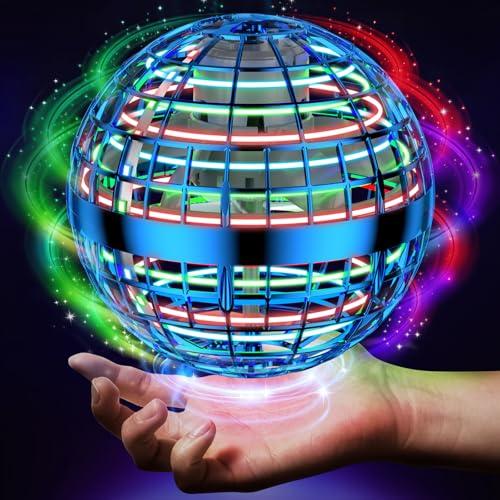 Uladis 2025 AI Flying Orb Ball Toys, Cosmic Globe Boomerang Hover Ball, Hand Drone Orbit, Galactic Fidget Spinning, Birthday Cool Stuff for 6 7 8 9 10+ Year Old Boys Girls Teens Outdoor