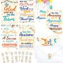 Fancy Land Work Anniversary Card Employee Appreciation Greeting Cards Congrats Business Cards for Office Coworker Supplies Colorful Style 30Pcs