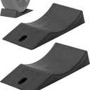 GICOOL 2-Pack Tire Saver Ramp for 9-12" Tire and Wheel, Flat-Free & Tubeless Tire Protector to Prevent Flat Spots Caused by Long Storage Parking for Riding Lawn Mower