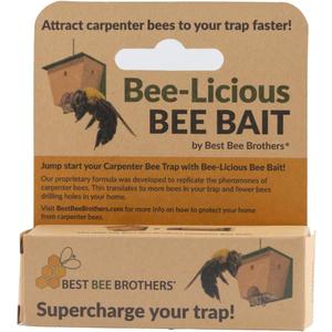 Best Bee Brothers, Bee-Licious Carpenter Bee Bait, All-Natural Pheromone Lure, 10 ml Squeeze Tube