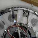 DuMaiWay 30" Chandelier Ceiling Fan with Light Crystal Modern Fandelier Reversible Ceiling Fan Dimmable Retractable Timer for Bedroom Dining Living Room Silver Chrome