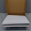 Falling in Art 50 Pack Acid-Free Mat Boards - 11x14 Uncut White Backing Boards, 4 - Ply Thickness Backer Boards for Photos, Pictures, Frames, Artworks and Prints