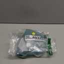 Lilosy High Waisted Tummy Control Ribbed Bikini Crop Top Brazilian Swimsuit Set 2 Piece (Small, Turquoise)