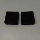 2Pcs Coin Display Case Velvet Black Challenge Coin Storage Presentation Box for Commemorative Coins Medals, 1 Slot, 50mm