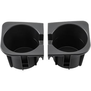 Right & Left Center Console Cup Holder Insert Fit for Toyota for Tacoma 2005-2017 Drink Bottle Hold Replace 66991-04012& 66992-04012