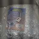 CIWINICI 70% Reflective Aluminum Foil Sun Shade Cloth,Mesh Canopy Cover with Grommets,Durable Shade Fabric for Patio Porch,Garden,Greenhouse,Pergola 10ft X 16ft