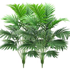 Beebel 30" Artificial Palm Plants Leaves Tropical Greenery Bush Imitation Faux Fake Palm Tree Leaf for Home Kitchen Party Flowers Arrangement Wedding Decorations