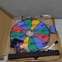 12 Inch 12 Slots Prize Wheel Tabletop Fortune Spin with Dry Erase Marker and Eraser for Engaging Home Parties, Trade Show, Carnival Events (12'' 12slots)