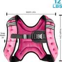 Henkelion Weighted Vest Weight Vest for Men Women Kids Weights Included, Body Weight Vests Adjustable for Running, Training Workout, Jogging, Walking