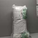 Serta Goose Feather Down Fiber Cotton Comforter Queen Size - 100% Cotton Duvet Insert - Hotel Luxury Hypoallergenic Bedding Comforter All Season Medium Warmth 90 x 90 Inch White