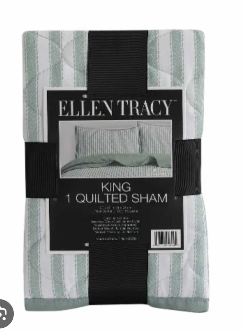 ELLEN TRACY KING 1QUILTED SHAM 20x36IN