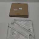 Pisman Closet Rod Bracket White 10" 2PCS,Heavy Duty Shelf Brackets for Closet Storage, Laundry Room Storage White 2PCS.