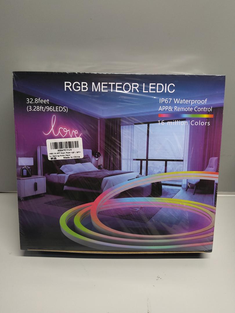 RGB Meteor Ledic ,32.8FT /96LEDS 16 Million Colors with Remote and APP Control for Indoors Outdoors Bedroom Room Home Decor