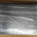 Pushglossy 4 Pack 23.75"x47.75"x0.2" Fluorescent Light Covers, Clear Black