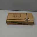 Nacome Plant Terrarium Propagation Stations: Mothers Day Gifts for Mom Plant Lovers Women Wife Daughter - 3 Bulb Glass Vases with Wooden Stand Tabletop for Hydroponics Home Garden Decor (Blue)