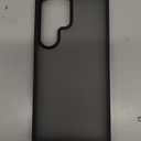 TORRAS Shockproof for Samsung Galaxy S25 Ultra Case, 12FT Military-Grade Protection, Slim Case for Samsung S25 Ultra Case, Matte Translucent Black, Thin, 6.9'' Guardian Series