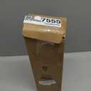 Shower Extension Arm with Flange Uvish 17" Shower Head Riser Pipe, Stainless Steel High Rise Long Neck Shower Head Arm Extender Arm for Rain Shower Head, Standard 1/2" Connection, Brushed Gold