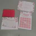 Bridal Shower Games-Heavy Cardstock,5 Fun Activities for 32 Guests, Includes Bingo,He Said She Said, Would She Rather,Whats in Your Purse,Advice and Wishes for The Mr and Mrs(Floral)