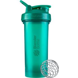 BlenderBottle Classic V2 Shaker Bottle Perfect for Protein Shakes and Pre Workout, 28-Ounce, Emerald Green