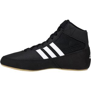 adidas Men's HVC Wrestling Shoes (6.5, Black/White)