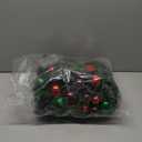 Festive Christmas Garland for Holiday Cheer, Durable, 16 ft with Beautiful Gold and Red Baubles, for Indoor or Outdoor Dcor