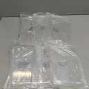 HBlife 6 Pack Closet Organizers and Storage, Clear Shelf Dividers, Vertical Purse Organizer for Closet Perfect for Sweater, Shirts, Handbags in Bedroom and Kitchen, Acrylic Bookshelf for Organization