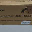 Carpenter Bee Traps for Outside 2PACK– Durable, Weather-Resistant, Eco-Friendly Wooden Wasp Trap for Outdoor Use