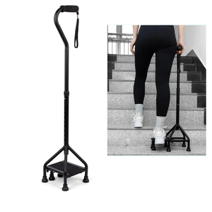 MMingo Adjustable Stair Climbing Assist Cane for Seniors, Step Stair Walking Aid, Stability Walking Sticks and Mobility on Stairs, Walk Up and Down Stairs Assist Devices, Non-Slip Stair Assist Aid