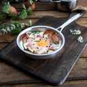 Cristel Castel'Pro Mini Frying Pan, 4" Diameter, 3-Ply Construction, Safe for All Hobs + Induction
