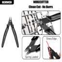 43Pcs 3D Printer Tools Kit, Complete 3D Printing Accessories & Maintenance Set for All FDM and SLA Printers | Includes Nozzle Cleaning Kit, Scrapers, Brushes, Wire Cutters, Engraving Knife, Files