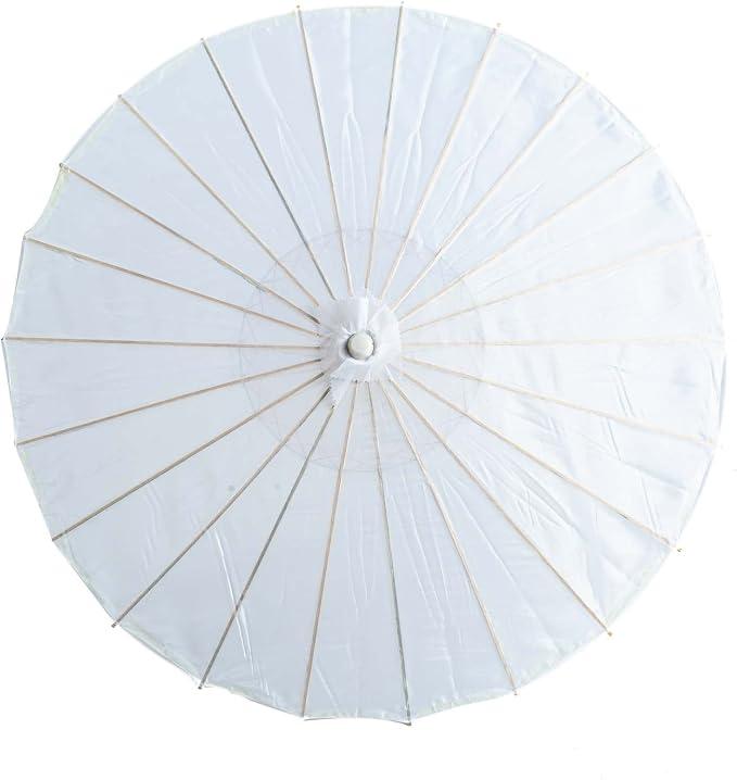22" Kid's Size Japanese Chinese Umbrella Parasol for Wedding Parties, Photography, Costumes, Cosplay, Decoration and Other Events - Solid Color, 19 count 