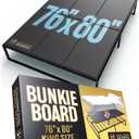 Premium 10mm King Size Bunkie Board (76" x 80")  Slim Low-Profile Mattress Support  Quiet, Moisture-Resistant, Lightweight Bed Board for Platform & Slatted Frames