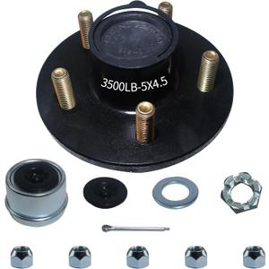Trailer Hubs 5 Lug 4.5 5x4.5 for 3500Lb 1-1/16'' to 1-3/8'' #84 Tapered Trailer Axle 1 Set