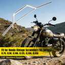 7/8" Chrome Handlebars for Honda CL & Scrambler