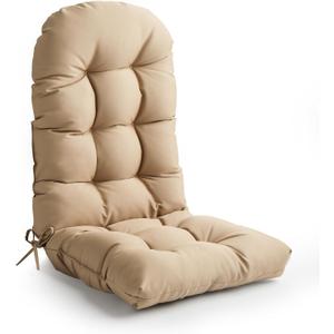 Adirondack Chair Cushion, High Back Patio Cushions, 48.8x20.4x4.3, Count of 1